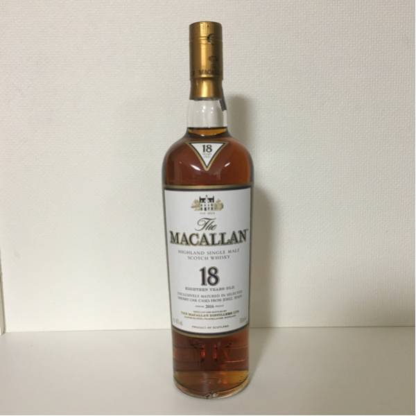 マッカラン MACALLAN18年 2016 ご覧頂き誠にありがとうございます