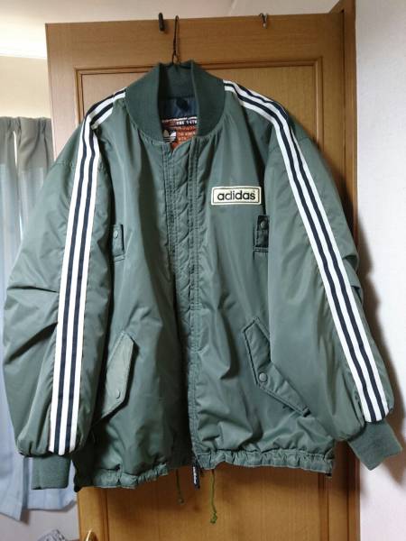 レア 希少 ADIDAS MA-1 ヴィンテージ 80s 90s 中綿入り ナイロン