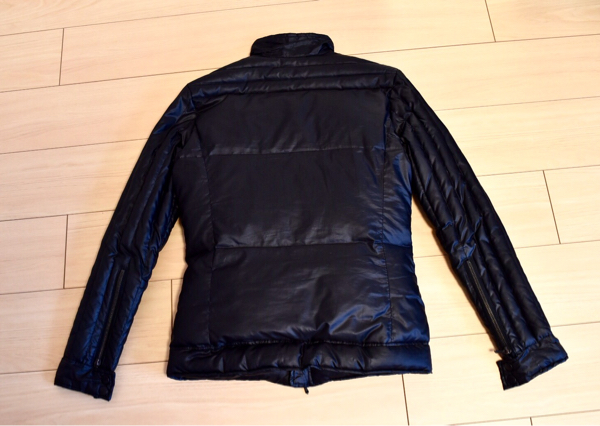 ★AKM ライダースダウンジャケット S 黒★