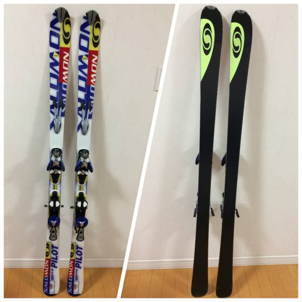 SALOMON / サロモン Demo 8 3V PILOT 160cm ストック付き SALOMON