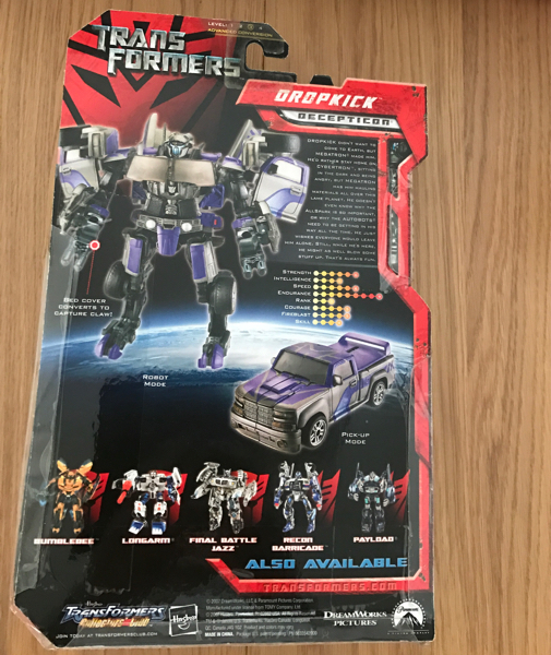 【開封品】トランスフォーマームービー MD-18 ドロップキック_2