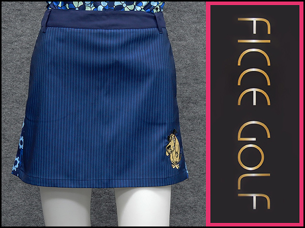 新品】◇FICCE GOLF◇レディース/スカート/KENKEN/紺/256903 □LL□