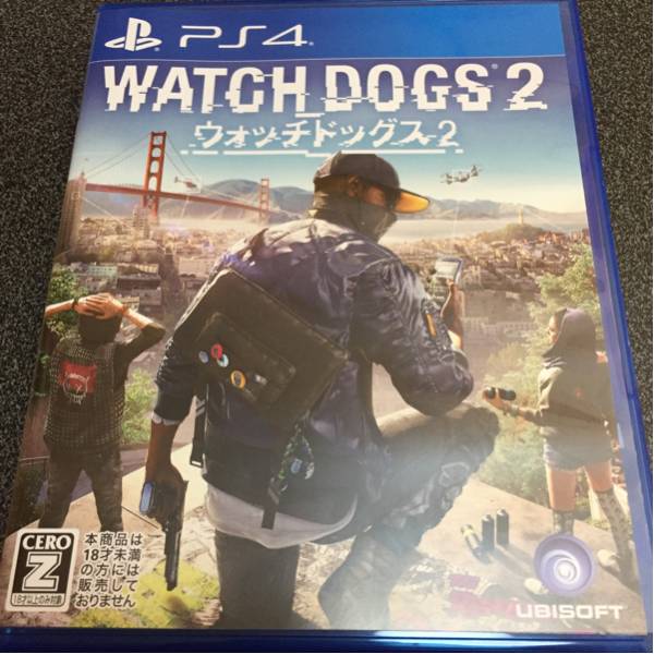PS4ソフト【ウォッチドッグス2】中古 美品 WATCH DOGS 検索 グラセフ アンチャーテッド