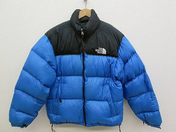 ♪ノースフェイス*刺繍ロゴグースダウンジャケットUSA*L