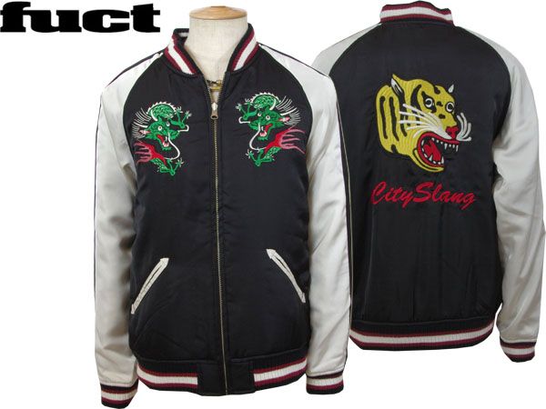 FUCT(ファクト)リバーシブルスカジャンL 定価38，880円 SSDD CITY