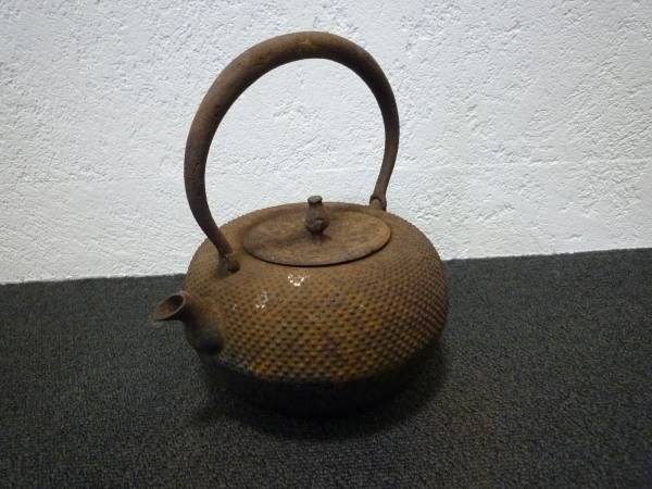 鉄瓶 茶道具 金属工芸 煎茶道具 茶器 在銘あり 古美術 アンティーク 鉄瓶 茶道具 在銘 2026年最新Yahoo!オークション 錆あり 南部鉄器 銘