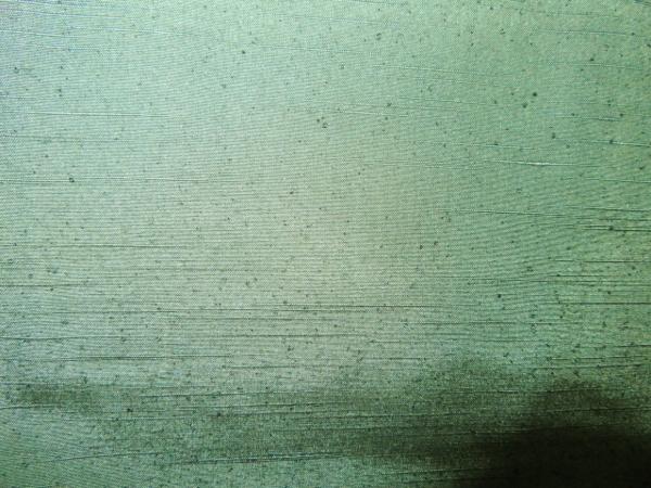 壱1328本絹米澤お召紬 男着物羽織裄66丈133К灰緑青銅色極上現代未着用