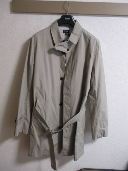 ポールスミス　新品　コート　ベージュ　L　　ベルト付き
