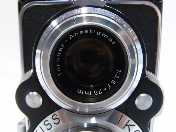 ジャンク ZEISS IKON IKOFLEX レトロ 二眼 カメラS2296421 家電、AV