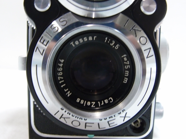 ジャンク ZEISS IKON IKOFLEX レトロ 二眼 カメラS2296421 家電、AV