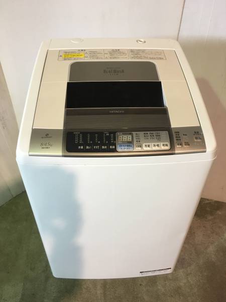 HITACHI 日立電気洗濯乾燥機 BW-D8LV 8.0k 11年製 中古