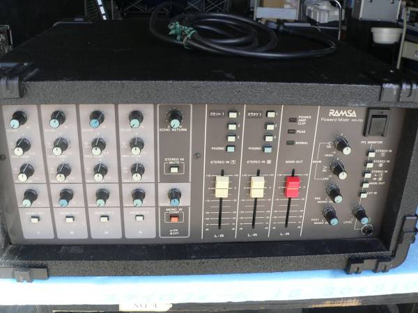 ☆PA機器 RAMSA パワードミキサー WR-P01☆完動品(レコーディング、PA 