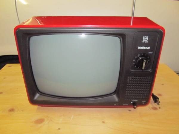 ☆National☆ナショナル ブラウン管テレビ TR-1206 レトロ☆(テレビ