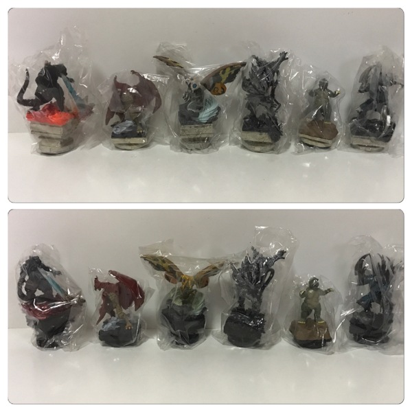 ゴジラ☆チェスピースコレクションEX☆全6種・2パターン+1種13点