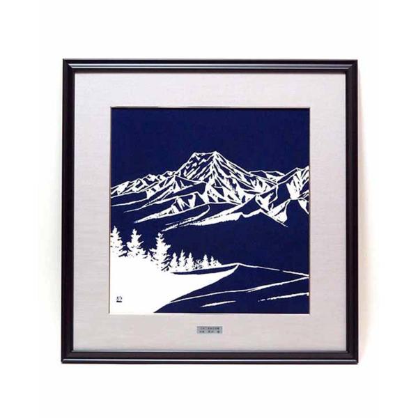 GINZA絵画館】送料無料！陶芸家・高井 進 染色画6号「妙高山」共 