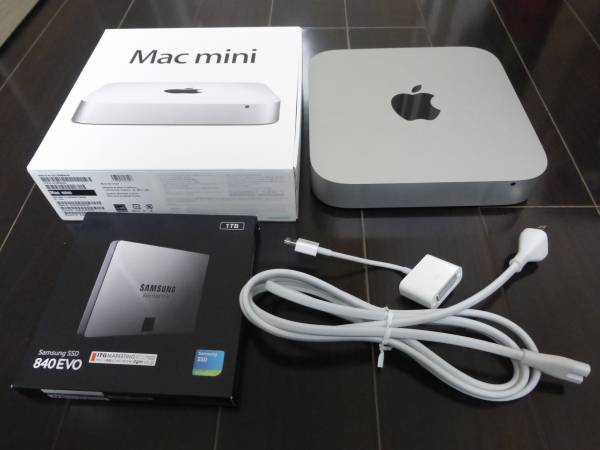 Apple Mac mini 2012年 16GB SSD 512GBに交換 Mac mini Late 2012の