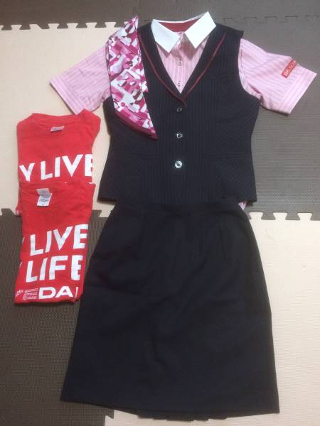 超かわいい ビッグエコー レディース 接客用制服フルセット キャンペーンtシャツ込み Big Echo ビックエコー カラオケ レディースファッション 売買されたオークション情報 Yahooの商品情報をアーカイブ公開 オークファン Aucfan Com