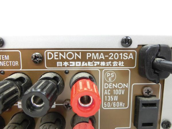 [K1012D] デノン DENON プリメインアンプ PMA-201SA 動作品 音響機器 Amazon.co.jp: Denon PRESTA プリメインアンプ シルバー PMA-201SA