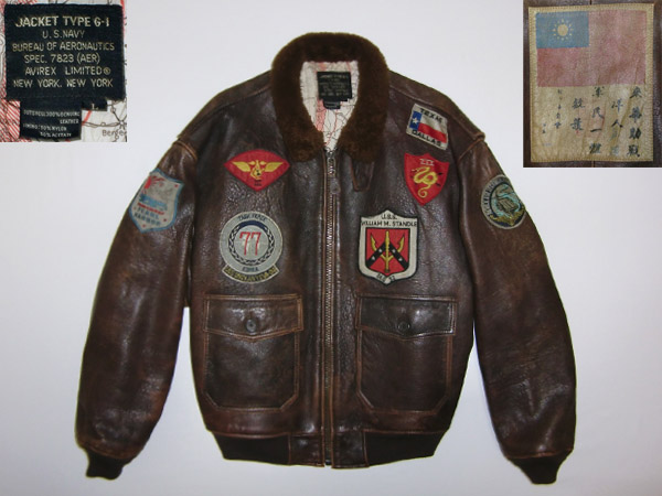 豪華!肉厚 アヴィレックス G-1 トップガン レザー フライトJK 大戦A-2 B-3