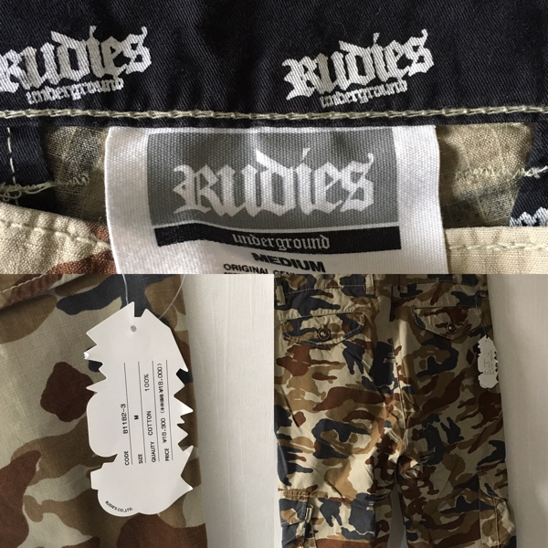 新品未使用 Rudies Rudie's ルーディーズ 迷彩パンツ 最上もが 10-FEET ルードギャラリー