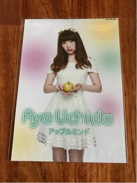 内田彩 アップルミント ブロマイド 岬百合亜 サインプリント_2