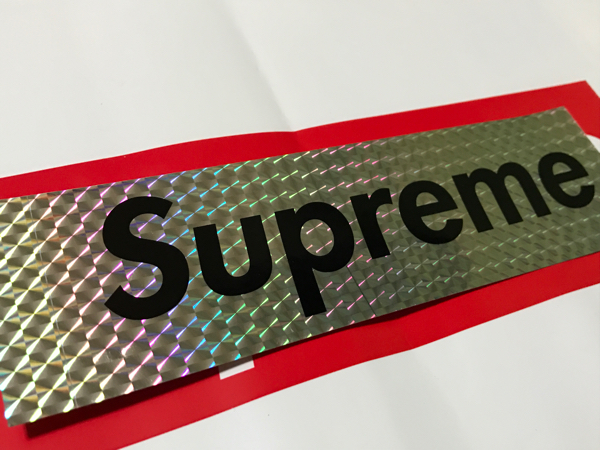 希少 Supreme Box Logo Sticker ボックスロゴ ステッカー ホログラム
