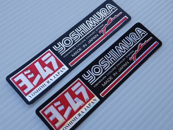 モトクロス/GPレーシング YOSHIMURA ステッカー/2枚セット/赤_2