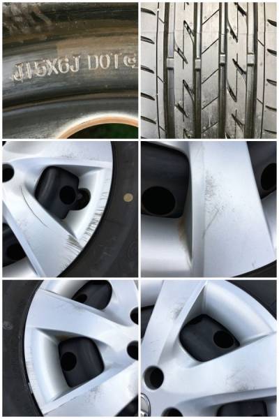 M79◇TOYOTA 15×6J 5H×100 ◆16年 ブリヂストン NEXTRY 195/65R15 91S 夏タイヤ サマータイヤ 15インチ タイヤホイールセット