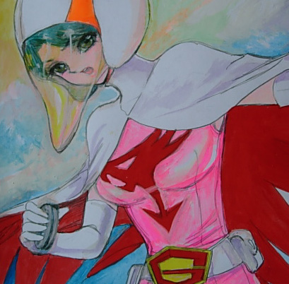 ａ９４０手描き同人イラスト ガッチャマン 白鳥のジュン 手描きイラスト 売買されたオークション情報 Yahooの商品情報をアーカイブ公開 オークファン Aucfan Com