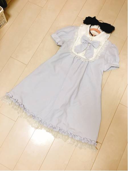 今回のみ！！Innocent World セーラーワンピース BABY，the STARS SHINE BRIGHT カチューシャ付き ロリータ