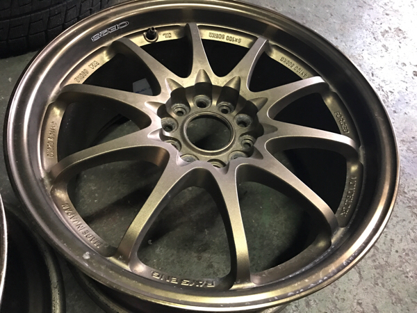 RAYS レイズ ボルク CE28 17インチ ２本 中古品