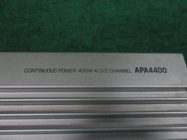 addzest アゼスト apa4400 400W 4/3/2chアンプ