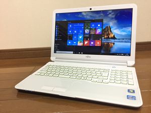 Aランク美品】FUJITSU /最新Win10/大容量750GB/4Gメモリ/正規版Office