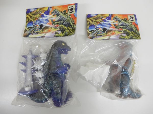 59 マーミット ビニパラベビー ゴジラ 逆襲ゴジラ/ モスゴジ ソフビ 2