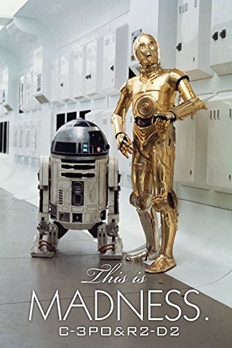 【ポスター単品】スター・ウォーズ コンプリート・サーガ Amazon限定 特典 C-3PO R2-D2 オリジナル B2 ポスター 新品