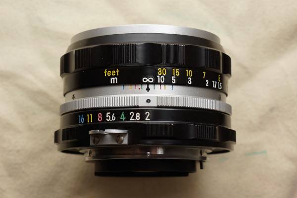 ニコン NIKON NIKKOR-S Auto 50mm F2 極上品 フィルター リアキャップ付属 sony α7Rによる撮影サンプル画像有り