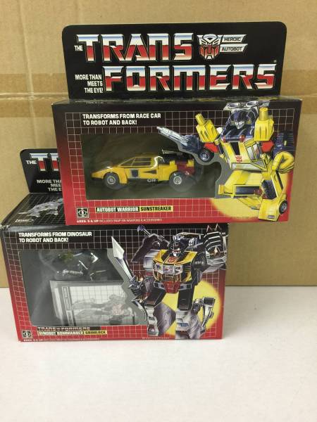 トランスフォーマー　サンストリーカー・グリムロックもどきの2点セット