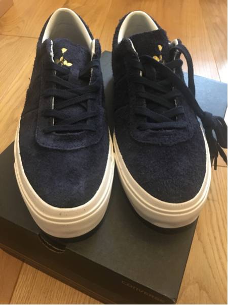 新品 onestar コンバース コンズ ヒールスター us8.5 ネイビー/オールスター ct70 ワンスター ローファー ビンテージ ヴィンテージ
