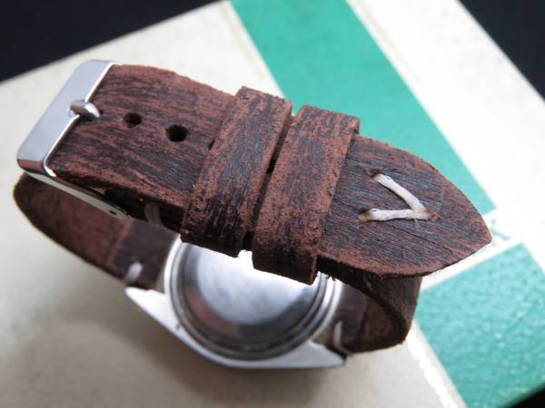 ラグ幅18mm ロレックス クロコダイル レザーベルト 約20mm 腕時計用