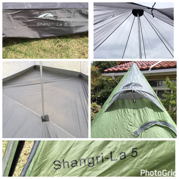 激レア！希少！在庫切れ！GoLite Shangri-La 5 Tent●ゴーライト シャングリラ5 テント●5人用●良品●輸入品