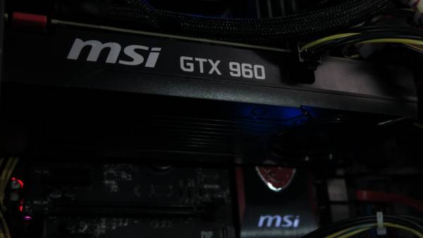 【中古完動品+α】 NVIDIA × MSI GeForce GTX960 2GB リファレンスモデル + ネットワークカード他