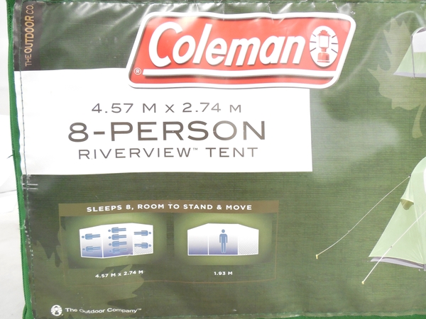 未使用 Coleman Riverview 8P コールマン リバービュー 8P テント 