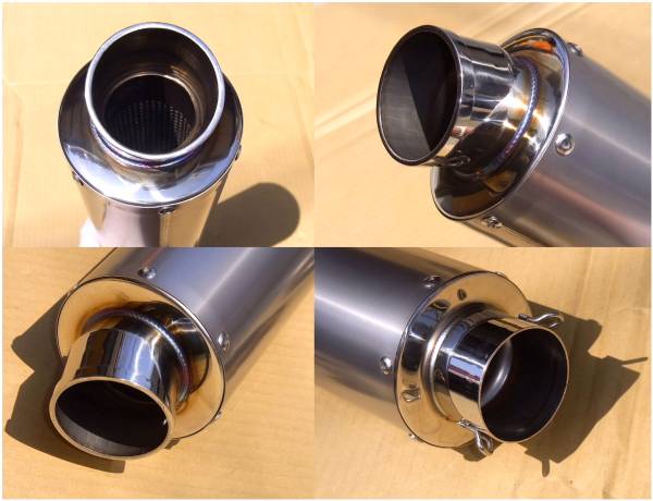 超美品 ! チタンサイレンサー！φ100 x 450mm / 60.5 GP TAIL エンド