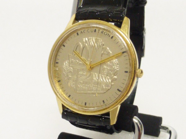 ★ブローバ　アキュトロン　クォーツ腕時計　マクドナルド　ジャンク