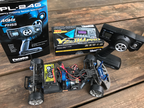 ヨコモ ラジドリ フルセット 充電器 バッテリー付き 中古_1