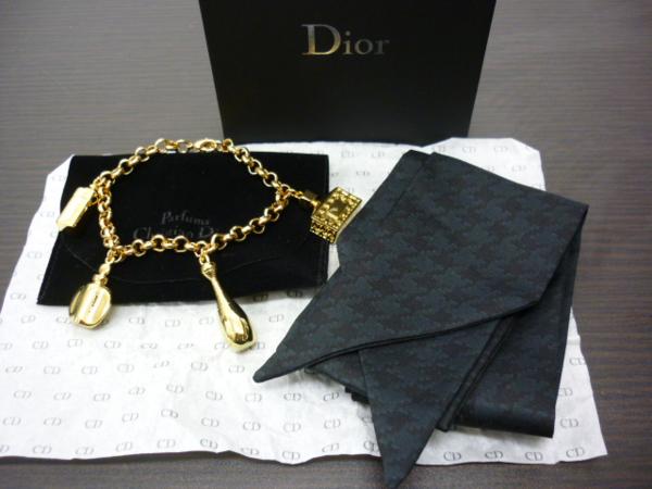 〇CD Christian Dior ディオール ブレスレット Parfums 香水モチーフ 