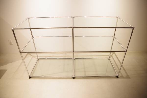 USM ハラー ガラスキャビネット・ガラスショーケース・店舗什器（中古