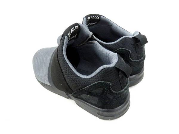 アディダス adidas ZX FLUX SLIP ON スニーカー 27cm グレー×ブラック