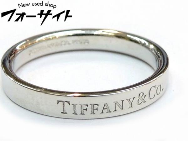 新品同様品 ティファニー■バンドリング ３ｍｍ １６号∞プラチナ Ｐｔ９５０　Tiffany & Co ２９Ｃ