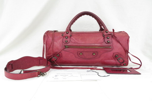 本物■美品■バレンシアガ■ザ・ツィギー■レザー2WAYハンドバッグ■22.5万■w3x16h